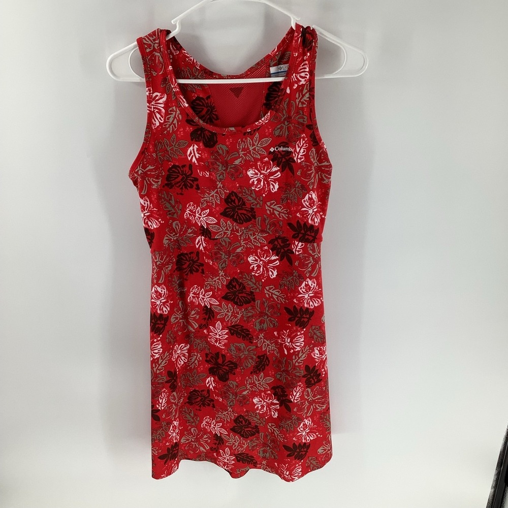 Columbia PFG Freezer III Dress Womens M Floral Sleeveless Athletic